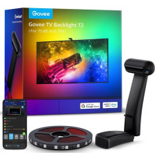 Govee Набор адаптивной подсветки H605C Envisual TV Backlight T2 with Dual Cameras 75-85'' RGB Черный (H605C312)