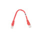 2E Cat 6, UTP, RJ45, 26AWG, 7/0.16 Cu, 0.20 m, PVC, Red (2E-PC6COP-020RD)