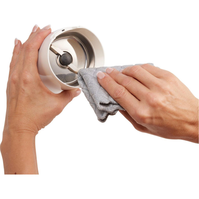 Gorenje сoffee grinder rotary, 150W, grain volume-45g, 3 degree of grinding, plastic/iron, white (SMK150SW)