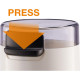 Gorenje сoffee grinder rotary, 150W, grain volume-45g, 3 degree of grinding, plastic/iron, white (SMK150SW)