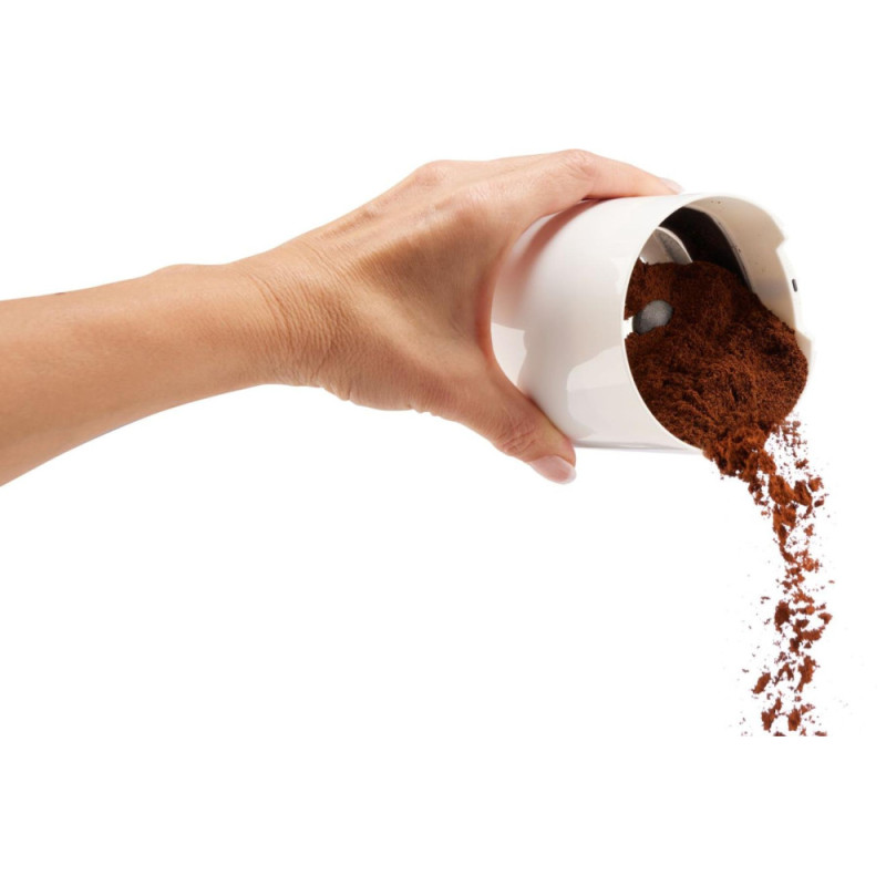 Gorenje сoffee grinder rotary, 150W, grain volume-45g, 3 degree of grinding, plastic/iron, white (SMK150SW)