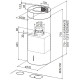 Faber Витяжка острівна, 37см, 1102м.куб/год, Cylindra Isola Ev8 X A37 Eln, нерж (110.0332.308)