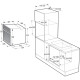 Gorenje Комплект (духовка електрична BO6735E02BK + поверхня газова G641EB), 740147, чорн (SET_BO6735E02BK_G641EB)