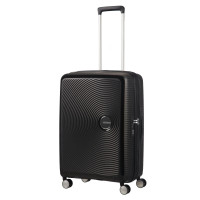 American Tourister Валіза American Tourister, Soundbox, поліпропілен, середня, 67см, 71.5/81л, TSA, 4 колеса, EXP, чорний (32G*09002)