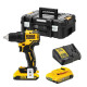 DeWALT Дриль-шурупокрут безщітковий XR Li-Ion 18В акб 2х2А·год 65Нм 450-1650об·хв патрон 13мм ЗП кейс додаткова рукоятка 1.1кг (DCD708D2T)