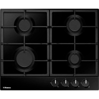 Hansa Hob gas, 60cm, cast-iron, black (BHGS630502)