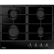 Hansa Варильна поверхня газова, 60см, чавун, чорний (BHGS630502)