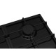 Hansa Hob gas, 60cm, cast-iron, black (BHGS630502)