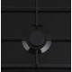 Hansa Hob gas, 60cm, cast-iron, black (BHGS630502)