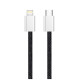Дата кабель USB-C to Lightning 2.0m 27W PD FC black ColorWay (CW-CBPDCL068-BK)