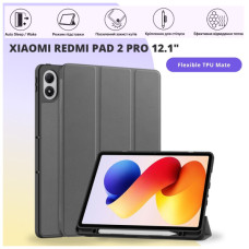 Чехол для планшета BeCover Flexible TPU Mate Xiaomi Redmi Pad 2 Pro 12.1" Grey (715608)