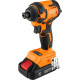 Neo Tools impact wrench Energy+ 18V brushless 3600 rpm 300 Nm 1/4  4 speeds 0.85 kg without battery and spare part (04-612)