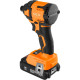 Neo Tools impact wrench Energy+ 18V brushless 3600 rpm 300 Nm 1/4  4 speeds 0.85 kg without battery and spare part (04-612)