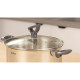 Tefal Daily Cook saucepan with lid, 24cm, stainless steel, aluminum, bakelite (G7124645)