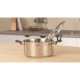 Tefal Daily Cook saucepan with lid, 24cm, stainless steel, aluminum, bakelite (G7124645)