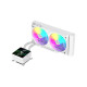 Система жидкостного охлаждения Gamemax GLACIER 240 LCD WH