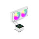 Система жидкостного охлаждения Gamemax GLACIER 240 LCD WH
