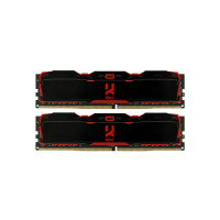 Модуль памяти для компьютера DDR4 32GB (2x16GB) 3200 MHz IRDM Black Goodram (IR-X3200D464L16A/32GDC)