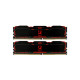 Модуль памяти для компьютера DDR4 32GB (2x16GB) 3200 MHz IRDM Black Goodram (IR-X3200D464L16A/32GDC)