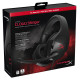 HyperX Гарнитура игровая Cloud Stinger, mini-jack/dual 3.5мм, 1.3м/1.7м, черно-красный (4P5L7AX)