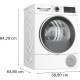 Bosch Dryer Bosch heat pump, 9kg, A++, 61cm, display, white (WQG14210UA) Bosch Dryer Bosch heat pump, 9kg, A++, 61cm, display, white (WQG14210UA)