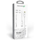Дата кабель USB-C to Lightning 1.2m white Grand-X (CL-07)