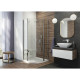 Deante Shower set Alpinia with mixer, shower head, hand shower, handle - concealed, chrome (NAC_09LP)
