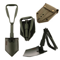 2E Tourist sapper shovel Alligator, folding, 2.5 mm, 58 cm, 1.34kg, EVA-case (2E-FS58EVA)