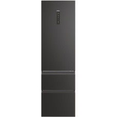 Haier Холодильник багатодверний, 205x59.5х65.7, холод.відд.-289л, мороз.відд.-125л, 3дв., А++, NF, інв., дисплей, зона нульова, чорний (HTW5620DNPT)