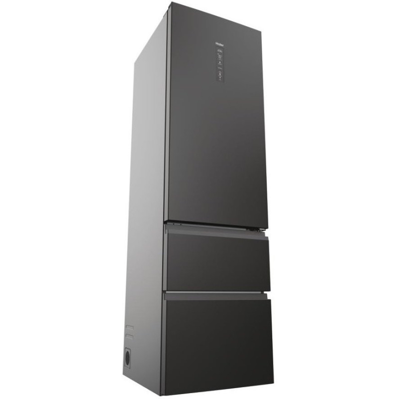 Haier Холодильник многодверный, 205x59.5х65.7, холод.отд.-289л, мороз.отд.-125л, 3дв., А++, NF, инв., дисплей, нулевая зона, черный (HTW5620DNPT)