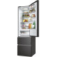 Haier Холодильник многодверный, 205x59.5х65.7, холод.отд.-289л, мороз.отд.-125л, 3дв., А++, NF, инв., дисплей, нулевая зона, черный (HTW5620DNPT)