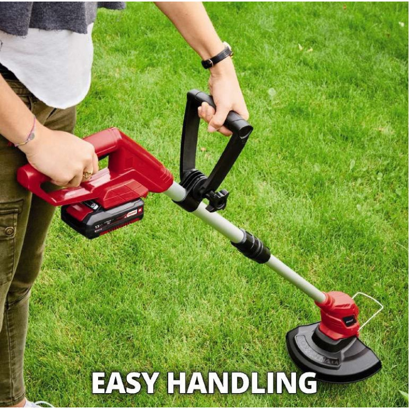 Einhell Газонокосарка+тример акумуляторна GE-CM 18/33 Li Set, PXC 18В, 1х4Аг, 33см, 30л, (3413260+3411123) (3413262)