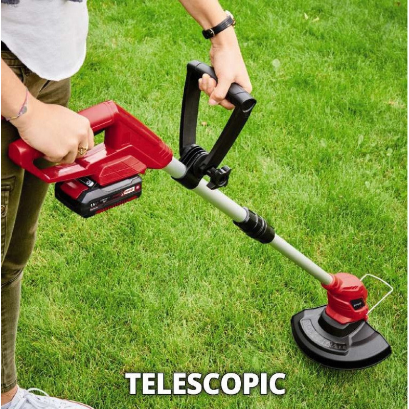 Einhell Газонокосарка+тример акумуляторна GE-CM 18/33 Li Set, PXC 18В, 1х4Аг, 33см, 30л, (3413260+3411123) (3413262)