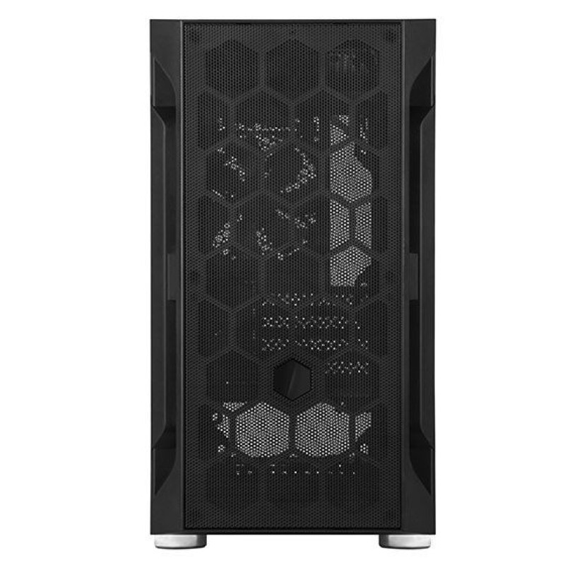 SilverStone Computer case FARA FAH1MB-G, without PSU, 1xUSB3.0, 2xUSB2.0, 1x120mm Black fan, TG Side Panel, mATX, Black (SST-FAH1MB-G)
