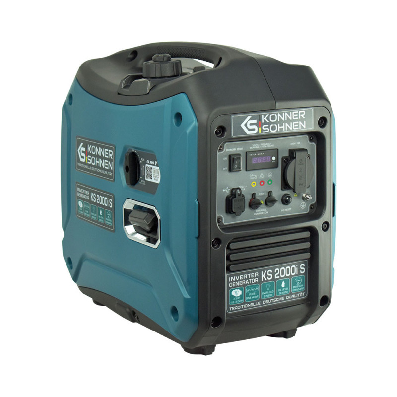 Könner & Söhnen Inverter generator KS 2000i S, 230V, 2.0kW, manual start, 19kg (KS2000IS)