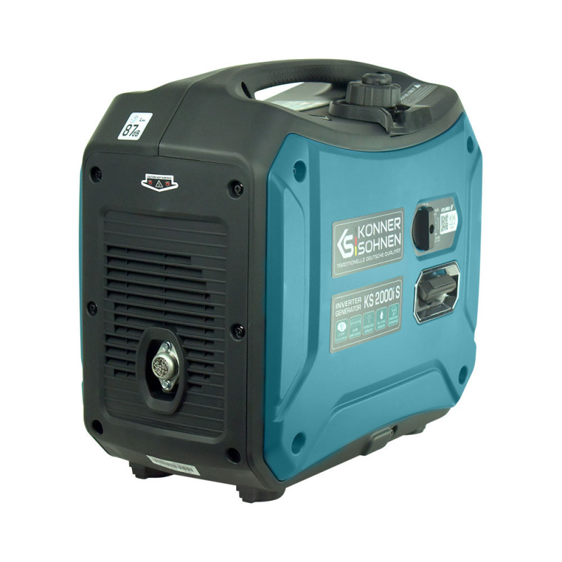 Könner & Söhnen Inverter generator KS 2000i S, 230V, 2.0kW, manual start, 19kg (KS2000IS)