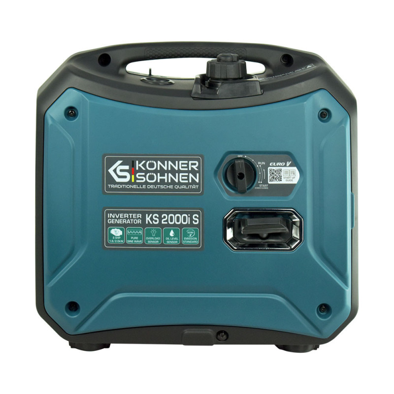 Könner & Söhnen Inverter generator KS 2000i S, 230V, 2.0kW, manual start, 19kg (KS2000IS)