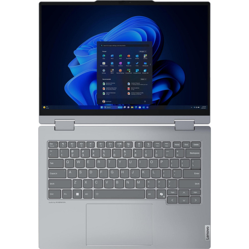 Lenovo Notebook ThinkBook 14 2-in-1-G4 14  WUXGA IPS Touch, Intel U7-155H, 32GB, F1TB, UMA, Win11P, silver (21MX000VRA)