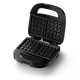 Philips Series 3000 waffle maker 750W, teflon, device body-plastic, black (HD2332/90)