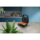 Philips Series 3000 waffle maker 750W, teflon, device body-plastic, black (HD2332/90)