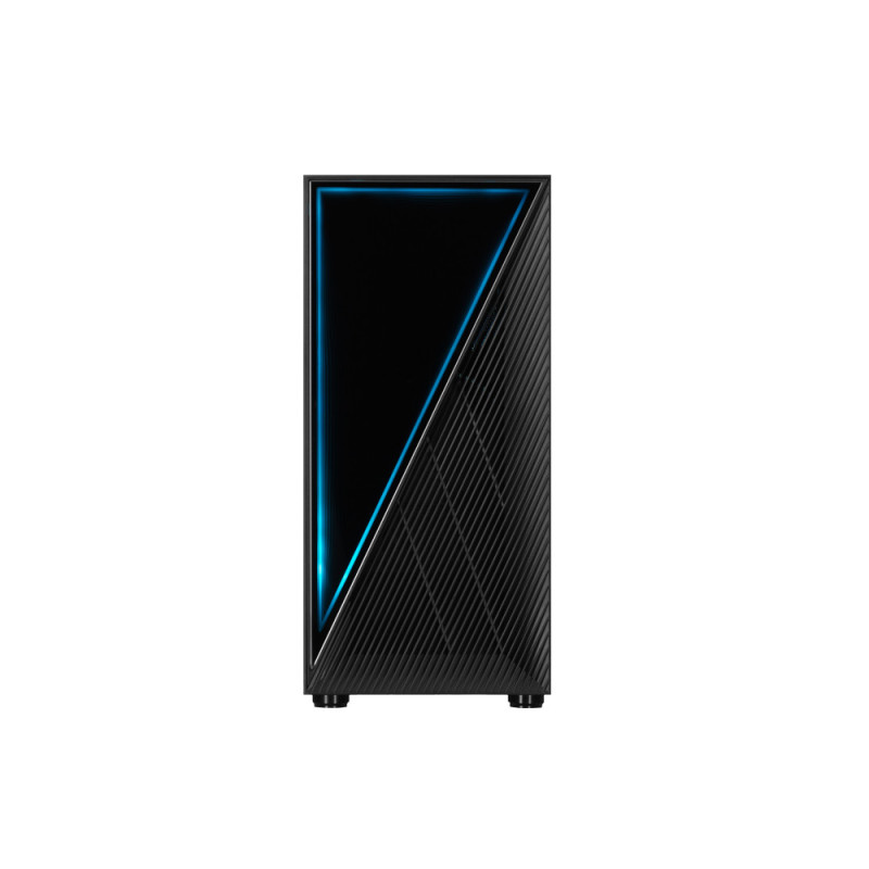 2E Gaming PC case Infinity G205A without PSU, 2xUSB3.0, 1xUSBType-C, 1x120mm ARGB, 2x120mm, VGA 345mm, LCS ready, TG Side Panel, ATX, black (2E-G205A)