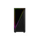 2E Gaming PC case Infinity G205A without PSU, 2xUSB3.0, 1xUSBType-C, 1x120mm ARGB, 2x120mm, VGA 345mm, LCS ready, TG Side Panel, ATX, black (2E-G205A)