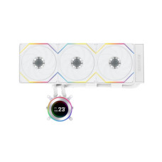 Система жидкостного охлаждения Lian Li HydroShift II LCD-C 360TL, White (G89.GHS2LCD36TW.00)