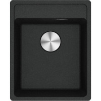 Franke Kitchen sink Maris, fragranite, rectang, no drainboard, 410х510х200mm, bowl - 1, built-in, MRG 610-37 TL, onyx (114.0668.861)