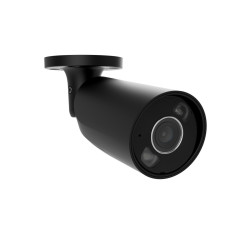 Ajax IP Wired Camera BulletCam HL black, 5MP, 2.8mm, hybrid illumination IR 35m, white LED 50m, PoE, True WDR, IP65, audio, viewing angle 100°–110°, outdoor, black (000059507)