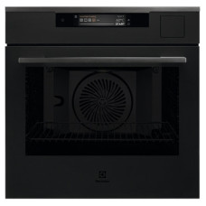 Electrolux Духовой шкаф электрический, 70л, А++, пара, дисплей, конвекция, функция пароварки, телескопические направляющие, черный матовый (KOAAS31WT)