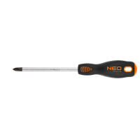 Neo Tools Отвертка, крестовая, PH2x200мм, сталь S2 (04-025)