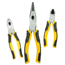 Stanley DynaGrip pliers set, 3 pcs, Pliers, Side cutter pliers, Straight long nose pliers (STHT0-75094)