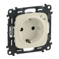 Legrand Розетка комбинированная Valena ALLURE силовая c заземлением + USB-С 1.5А 5В, слоновая кость (753006)