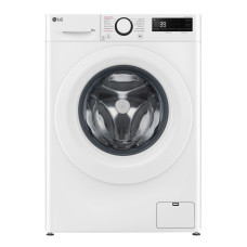 LG WM front load, 8kg, 1200, A, 48cm, display, steam, invertor, white (F2Y5PS3W)